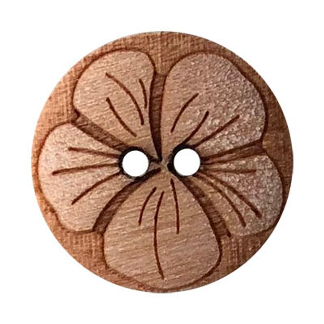 Hovedbilde Rund Treknapp Blomst