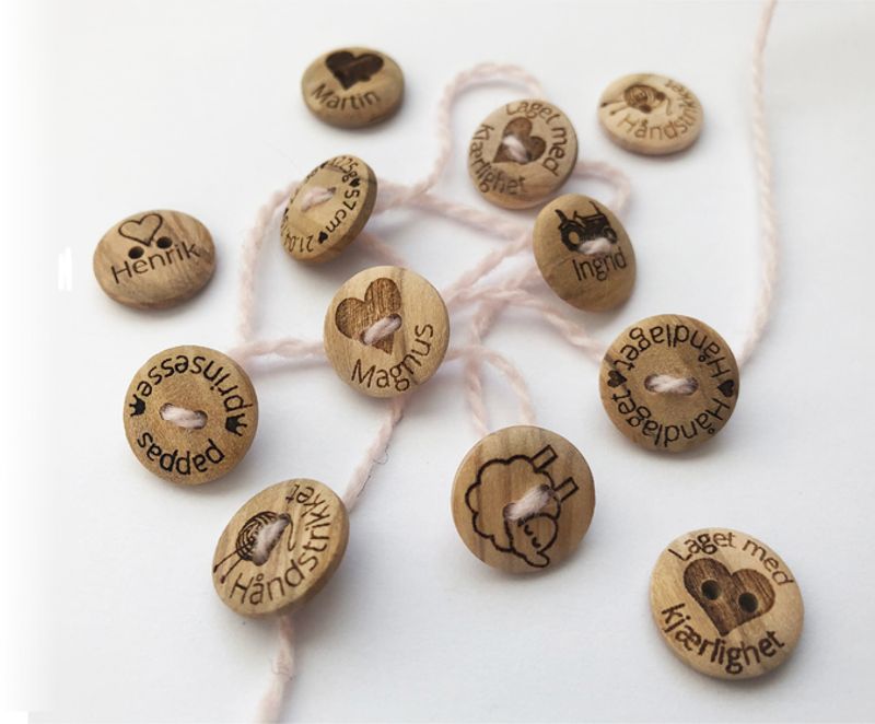 Knapp med egen tekst