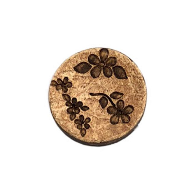 Hovedbilde Kokosknapp med blomster