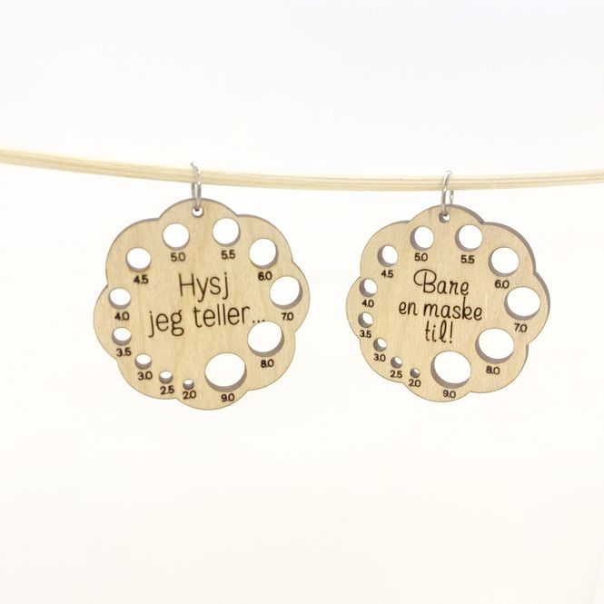 Hovedbilde Mini pinnemåler med tekst