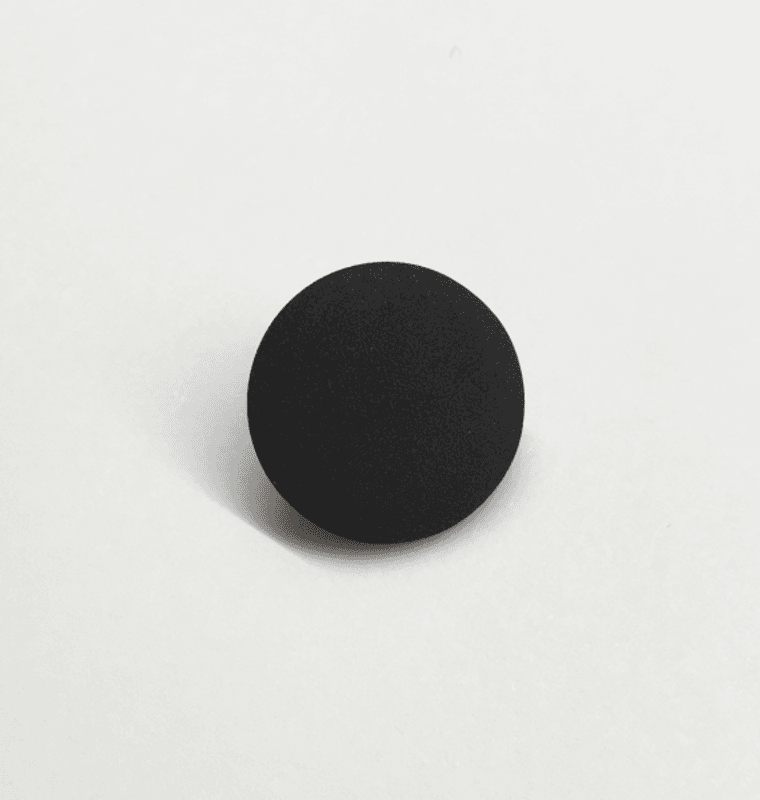 Refleksknapp mini 22mm Sort