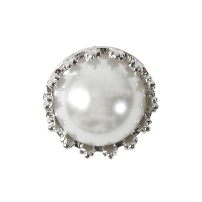Hovedbilde Knapp med perle 21mm
