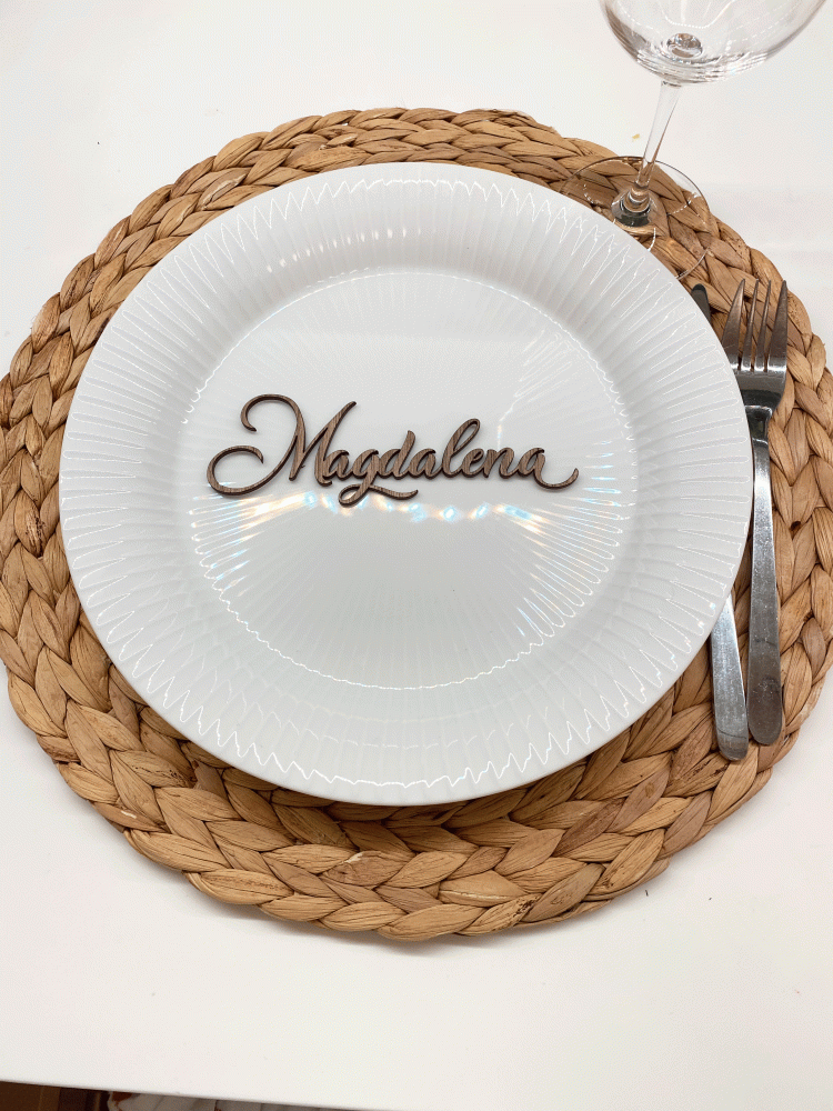 Hovedbilde Bordkort i tre - Wish