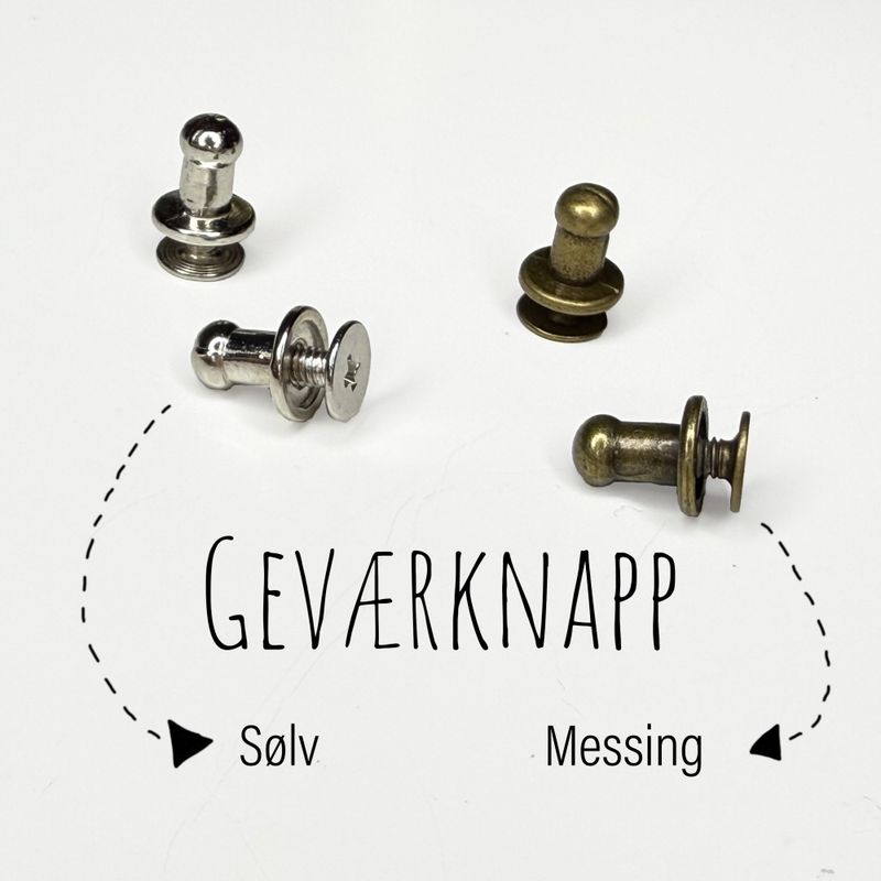 Avtagbar skinnlapp i kunstskinn 