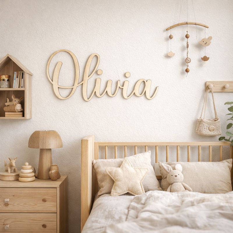 Navneskilt til barnerom