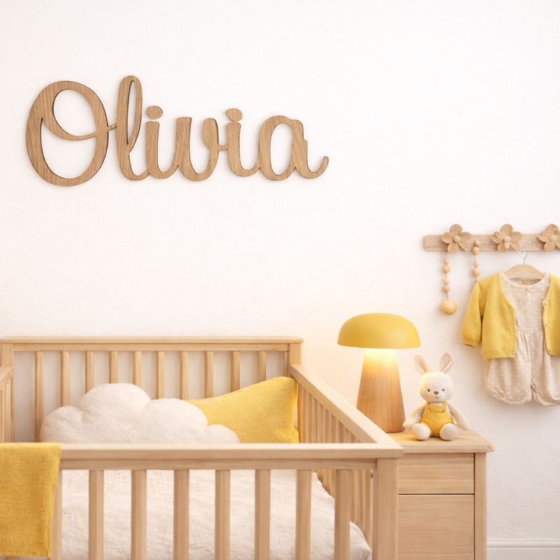 Navneskilt til barnerom