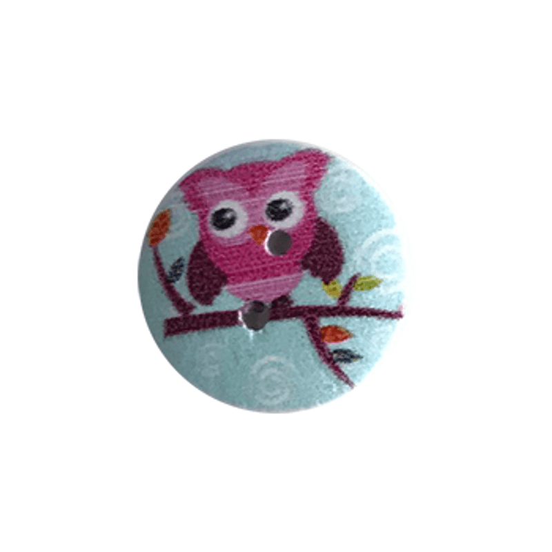 Barneknapp Ugle 20mm