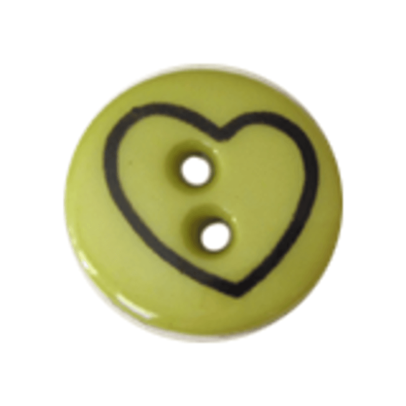 Barneknapp hjerte 18mm