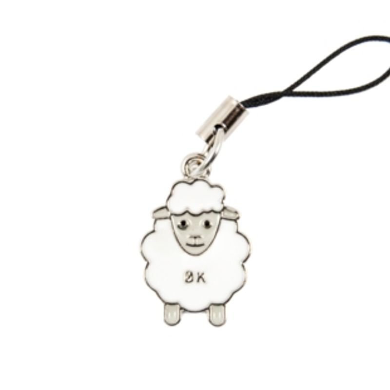 Maskemarkør hvit sau med tekst