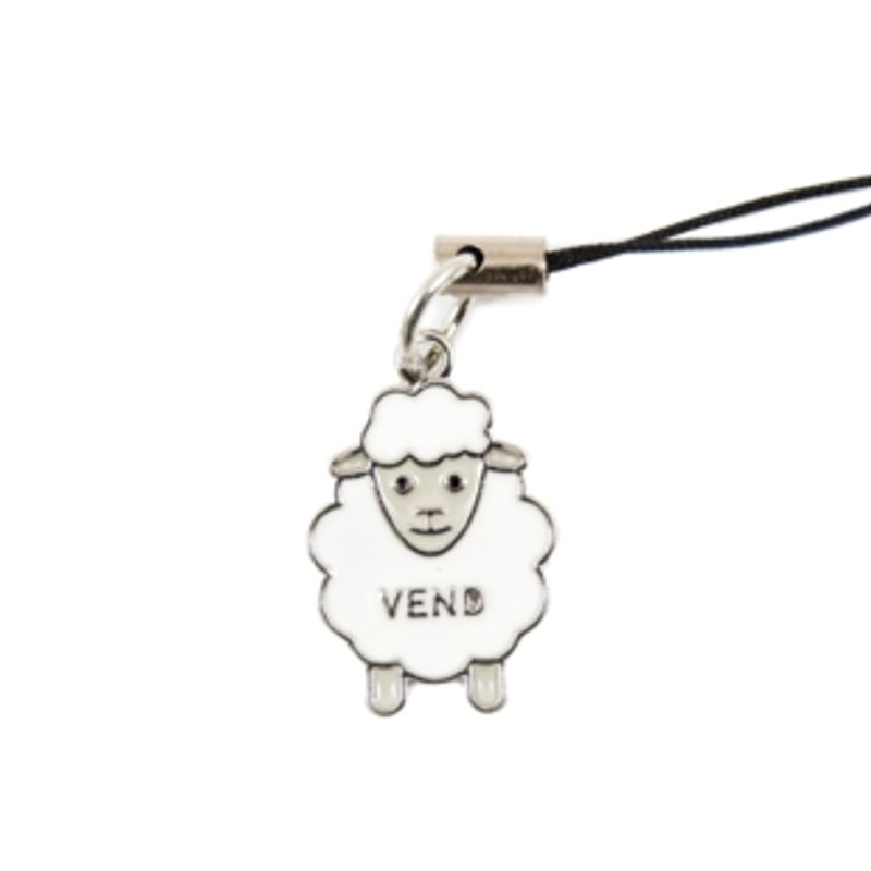 Maskemarkør hvit sau med tekst