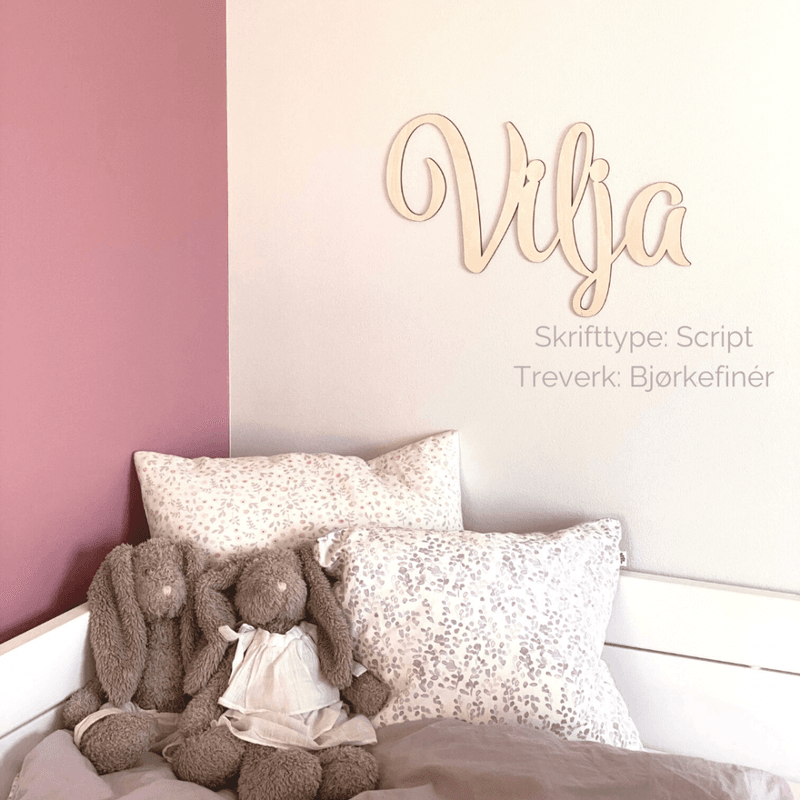 Navneskilt til barnerom